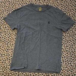 Polo Ralph Lauren Men's Charcoal Custom Slim Fit Tee - Small